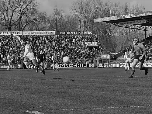 Ajax - AZ'67 2-0, 3 maart 1974