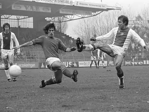 Ajax - Go Ahead Eagles 3-0, 3 november 1974