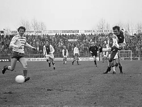 Ajax - Groningen 9-0, 6 januari 1974