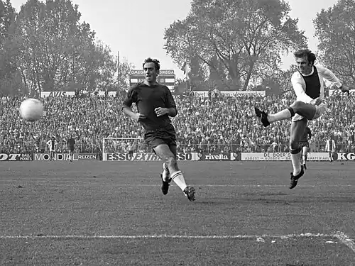 Ajax - Telstar 9-2, 8 oktober 1972