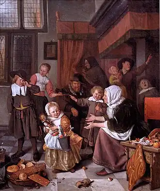 Het Sint-Nicolaasfeest, 1663–65, Rijksmuseum, Amsterdam
