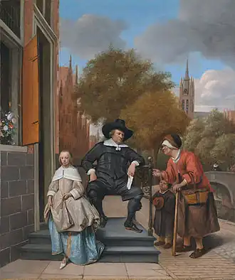 Adolf en Catharina Croeser aan de Oude Delft, 1655, Rijksmuseum, Amsterdam
