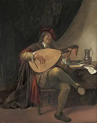 Zelfportret als luitspeler, 1663–65, Museo Thyssen-Bornemisza, Madrid