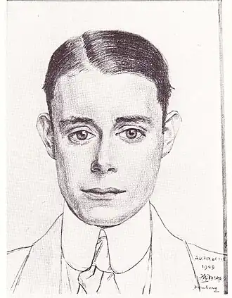 Portret van Herzeele door Jan Toorop (1909)