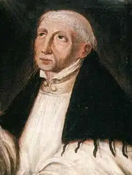 Postuum portret (ca. 1580) van de 14e-eeuwse mysticus Jan van Ruusbroec (bezit Ruusbroecgenootschap, Antwerpen).