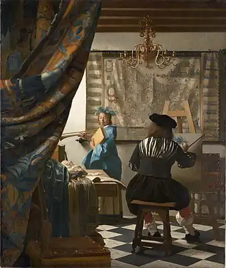 De Schilderkunst, Johannes Vermeer, aankoop door Hitler, 1940
