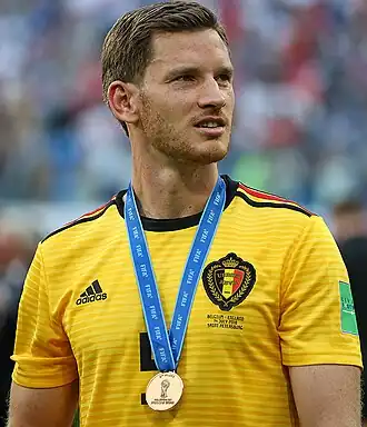 Vertonghen op het WK in Rusland in 2018