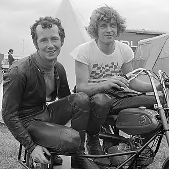 Jan de Vries en Jos Schurgers in 1971
