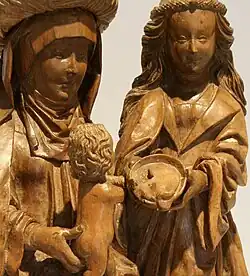 Kind Jezus en bordje pap