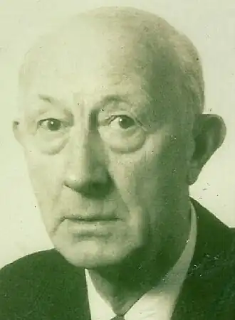 Foto van rond 1974, ten tijde van benoeming tot erelid KNVB