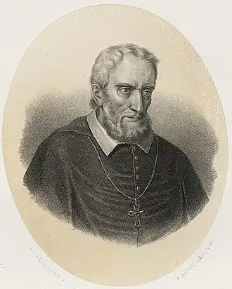 Lithografie van Jan Gryfita door Alfons Matuszkiewicz (1864)