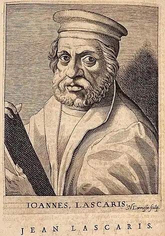 Ianos Laskaris, in Italië gekend als Andrea Giovanni Lascaris