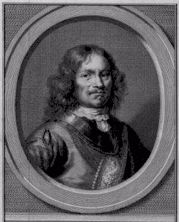 Portret van Jan van Galen door Jacob Houbraken