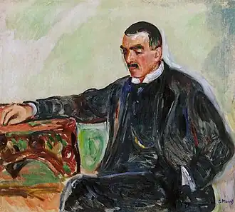 Jappe Nilssen, 1909, door Edvard Munch