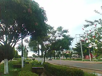 Hoofdweg Paulo Fonteles (BR-150) in Goianésia do Pará