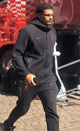 Quansah in 2025 als speler van Liverpool