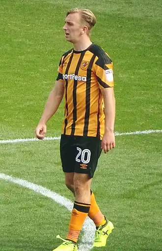 Bowen in 2017 als speler van Hull City