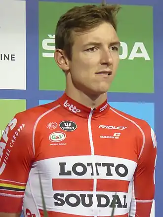 De Buyst tijdens de Ronde van Groot-Brittannië 2016.