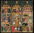 Retabel van de heilige Stefanus, ca. 1385, Museu Nacional d'Art de Catalunya, Barcelona