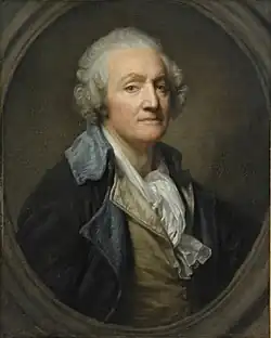 Zelfportret Jean-Baptiste Greuze (1785), Louvre