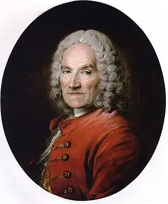 Portret van Lemoyne door Louis Tocqué