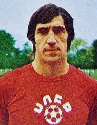 Bertrand-Demanes in 1974 als speler van FC Nantes