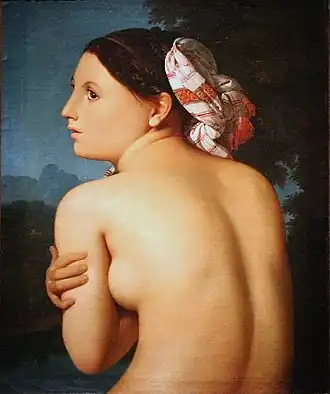 De baadster, 1807 Dominique Ingres
