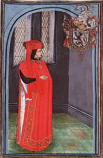 Portret van Jan II van Luxemburg-Ligny.