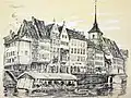 Quai Saint-Nicolas, à Strasbourg (1917)