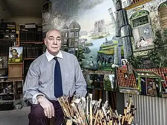 Jean Thomassen in zijn atelier (2023)