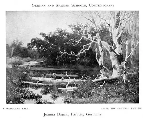 A woodland lake (Women Painters of the World)