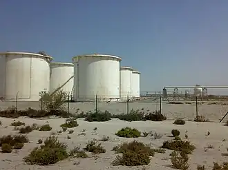 Olieindustrie in de Jebel Ali Free Zone
