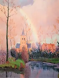 Velle (Temse): landschap en kerk