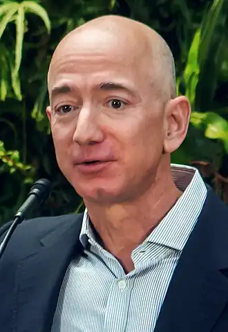 Bezos in 2018