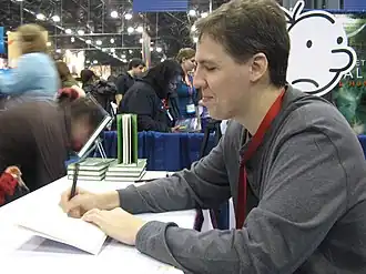 Jeff Kinney op de New York Comic Con in 2009