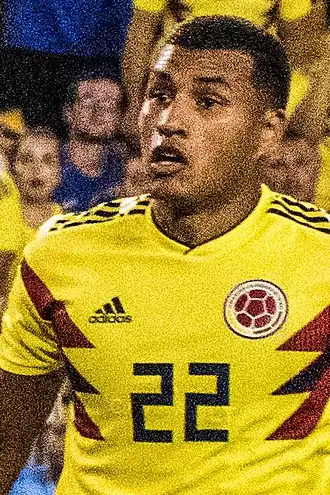 Murillo in 2017 als speler van Colombia