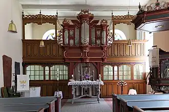 Berner-orgel en avondmaaltafel