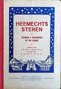 Boekomslag Heeméchtsstêren (1946)