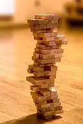 Het spel Jenga