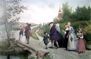 Sunday Morning in Sleepy Hollow, 1902