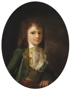 Johannes Søbøtker als kind, Jens Juel, 1788