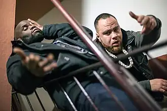 Jermain Bridgewater (links) en Lauran Helberg (rechts): Stropstrikkers