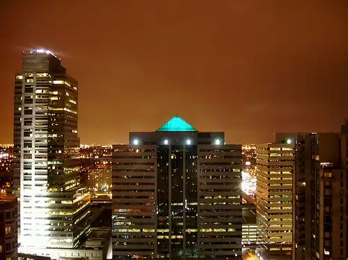 Jersey City bij nacht