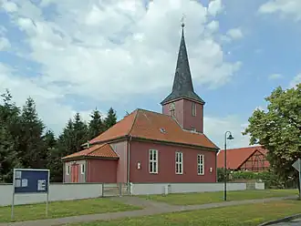 Evang.-lutherse dorpskerk te Jeseritz
