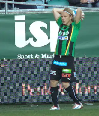 Florén als speler van GAIS Göteborg