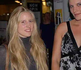 Jessica de Rooij (links) in 2007