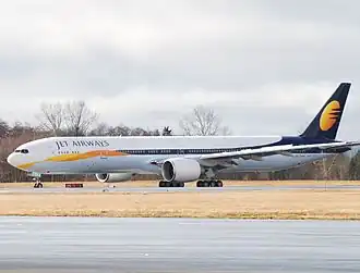 Boeing 777-300ER van Jet Airways