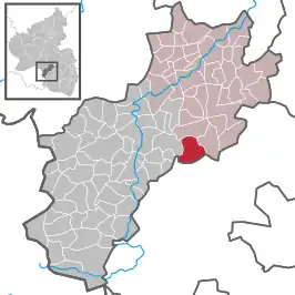 Kaart van Jettenbach