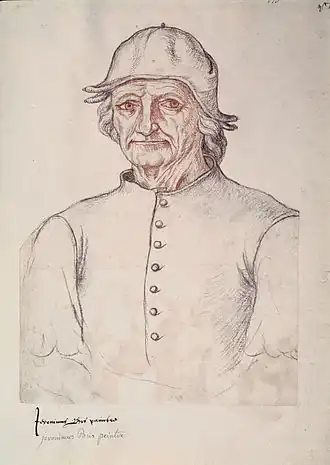 Anoniem. Jheronimus Bosch. Ca. 1550. Arras, Bibliothèque Municipale.