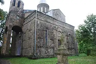 Kerk van het Dzjicheti-klooster vlakbij Nigoiti